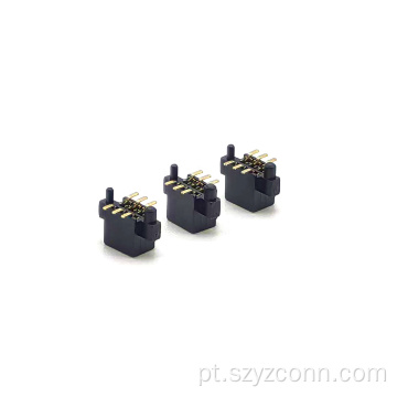 Conector fêmea 6P com passo de 1,27 mm